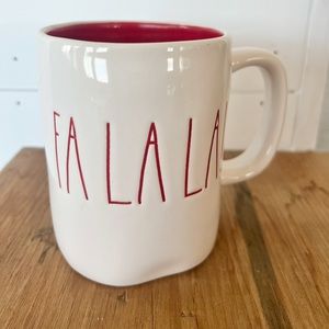Rae Dunn | Christmas 2018 FALALA with Red Inside Mug